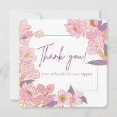 Dankesblüte - Danke Karte (Vorderseite)