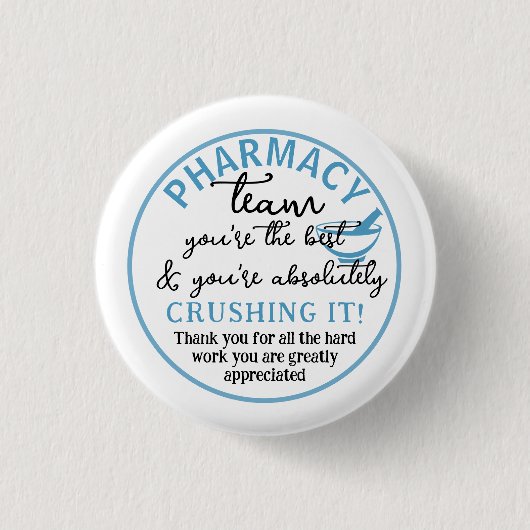 Dankeschön an das Apothekenteam Button (Vorderseite)