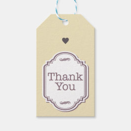 Dankeschön an das Geschenketikett Geschenkanhänger