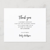 Dankeschön an den Abschluss (Rückseite)