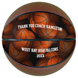 Dankeschön an den Basketballtrainer Basketball