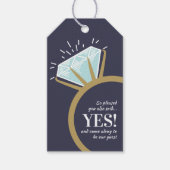 Dankeschön an den grafischen Goldring der Einsatzp Geschenkanhänger (Vorderseite)