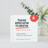 Dankeschön an den Lehrer für geflochtenes Papier Dankeskarte (Stehend Vorderseite)