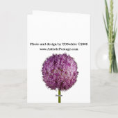 Dankeschön an die Bestätigungskarte Dankeskarte (Rückseite)