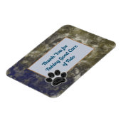 Dankeschön an die Blue Gold Wirbel von Pet Sitter Magnet (Linke Seite)