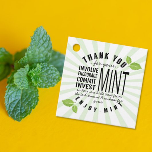 Dankeschön an die ehrenamtliche Mitwirkung Geschenkanhänger