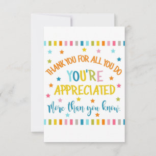 Dankeschön an die Freiwillige Karte