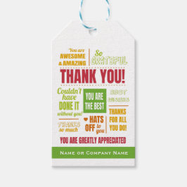 Dankeschön an die Geschäftsleute Geschenkanhänger