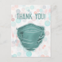 Dankeschön an die Gesichtsmaske