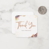 Dankeschön an die Karte (Vorderseite/Rückseite Beispiel)