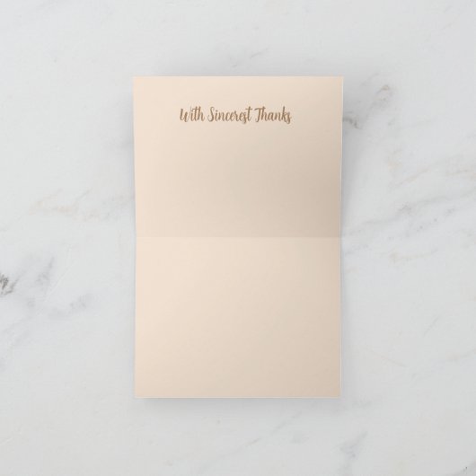 Dankeschön an die Karten : Still Life (Innenseite)