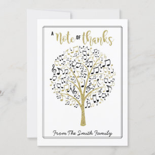 Dankeschön an die Musiklehrerin Geschenk CARD HOLD Einladung
