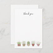 Dankeschön an die Pflanze Dankeskarte (Vorne/Hinten)