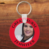 Dankeschön an die Pflegerin des Fotos Schlüsselanhänger (Vorderseite)