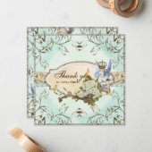 Dankeschön an die Prinzessin der verzauberten Fee Mitteilungskarte (Vorderseite/Rückseite Beispiel)