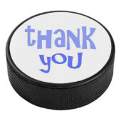 Dankeschön an die Textkunst Eishockey Puck (3/4)