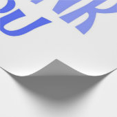 Dankeschön an die Textkunst Geschenkpapier (Ecke)