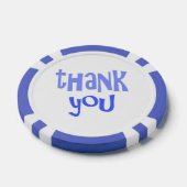Dankeschön an die Textkunst Pokerchips (Einzeln)