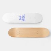 Dankeschön an die Textkunst Skateboard (Horizontal)