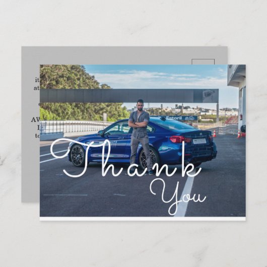 Dankeschön an eine Reparatur Postkarte (Vorne/Hinten)