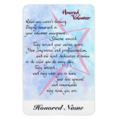 Dankeschön an Freiwillige und Wertschätzung Magnet (Vertikal)