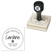 Dankeschön an handmade Skript Gummistempel (Stempel)