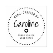 Dankeschön an handmade Skript Gummistempel (Prägung)