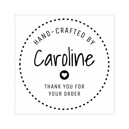 Dankeschön an handmade Skript Gummistempel (Prägung)