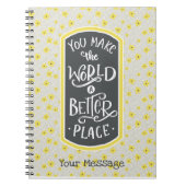 Dankeschön an Ihre Danksagung Notizblock (Vorderseite)