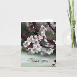 Dankeschön an Kartenplum-Blume Dankeskarte