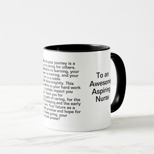 Dankeschön an Krankenpfleger Tasse (VorderseiteRechts)