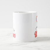 Dankeschön an Krankenschwestern Jumbo-Tasse (Vorderseite)