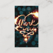 Dankeschön an Licht wenden Sie sich an ein Freund- Empfehlungskarte (Vorderseite)