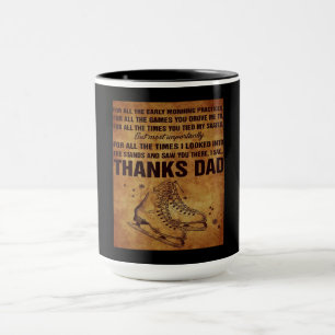 Dankeschön an Papa-Eis-Skate Tasse