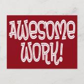 Dankeschön an phantastische Mitarbeiter Postkarte (Vorderseite)