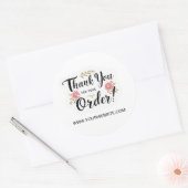 Dankeschön an Sie Aufkleber beruflich (Umschlag)