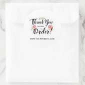 Dankeschön an Sie Aufkleber beruflich (Tasche)