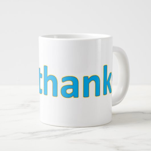 Dankeschön an Sie - Tasse (Vorderseite Rechts)