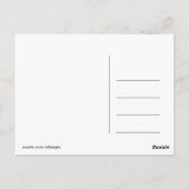 Dankeschön auf Englisch/Französisch/Chinesisch Postkarte (Rückseite)