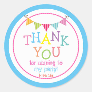 Dankeschön-Aufkleber Runder Aufkleber