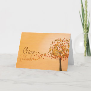 Dankeschön Autumn Treeting Card Karte
