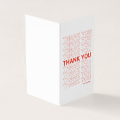 Dankeschön Bag Danke Karte (Vorderseite)