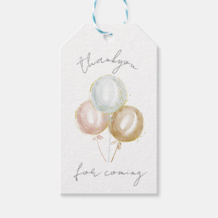 Dankeschön-Ballon-Geschenk-Tags Geschenkanhänger