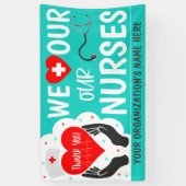 Dankeschön Banner für Krankenpflege Woche (Vertikal)