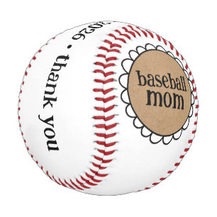 Dankeschön Baseballgeschenk für die Team-Mama Baseball