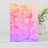 Dankeschön Beileid-Karte (Stehend Vorderseite)