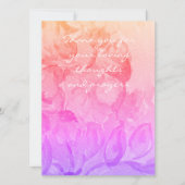 Dankeschön Beileid-Karte (Vorderseite)