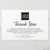 Dankeschön | Benutzerdefiniert Briefpapier (Vorderseite)