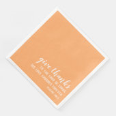 Dankeschön Bible Scripting Christlicher Erntedank Serviette (Ecke)