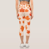 Dankeschön-Blätter Capri Leggings (Rückseite)